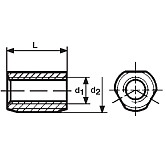Einsatzbüchsen ENSAT® 305 Gewinde Messing 