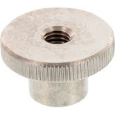 Dadi zigrinati alti INOX A1/1.4305 DIN 466 
