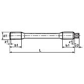 Schraubenbolzen Stahl 1.7709 blank DIN 2510