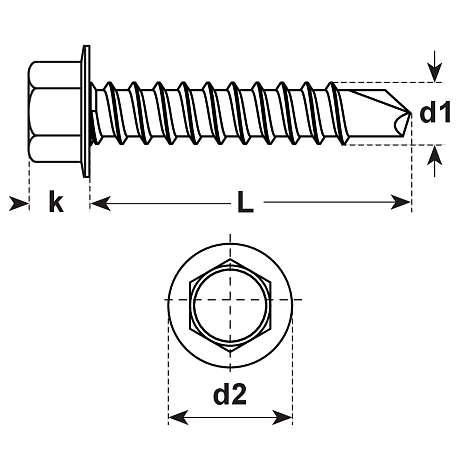 Viti autoperforanteINOX A2 DIN 7504 [SimilarCatItems.CatItem.ArtName2]
