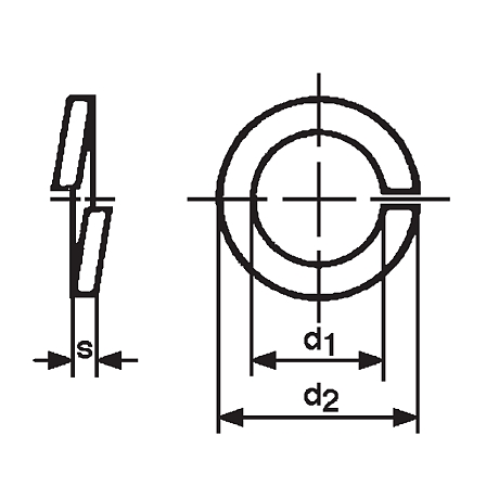Rondelle ressort INOX A4 DIN 127 B [SimilarCatItems.CatItem.ArtName2]