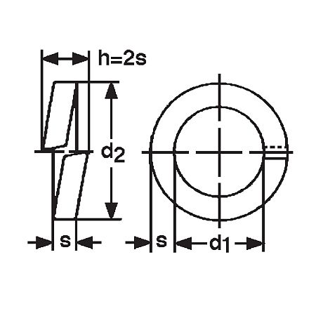 Rondelle elastiche INOX A4 DIN 7980 [SimilarCatItems.CatItem.ArtName2]