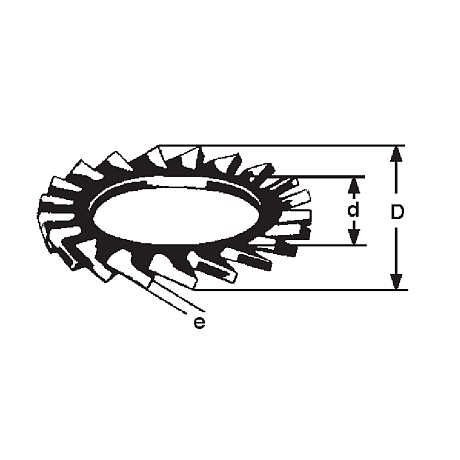 Ranelle dentate INOX A4 DIN 6798 A [SimilarCatItems.CatItem.ArtName2]