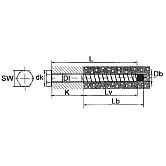 Vis à mur Multi-Monti MMS-S V4A INOX 