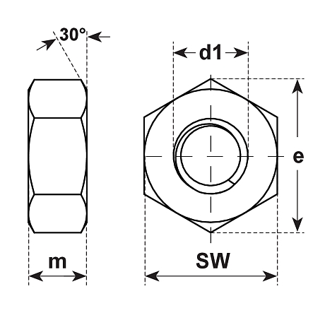 Écrous hexagonaux 0,8d Acier clair DIN 934 8 [SimilarCatItems.CatItem.ArtName2]