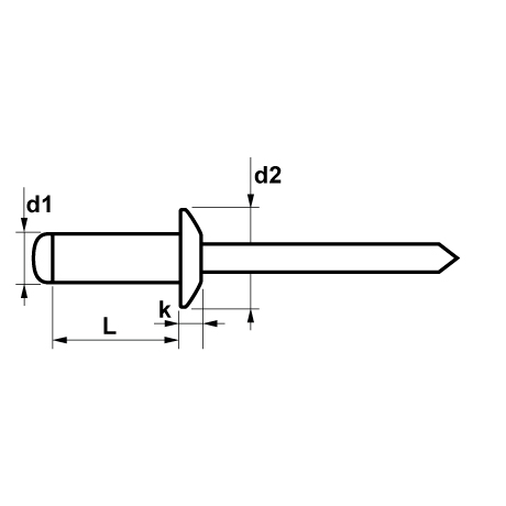 Rivetti FIXI Testa tonda Alluminio / Acciaio [SimilarCatItems.CatItem.ArtName2]