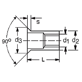 Écrous à sertir   FAR® FTS INOX A2 