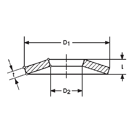 Molle a tazza FM HRc 52 ZN DIN 2093 B [SimilarCatItems.CatItem.ArtName2]