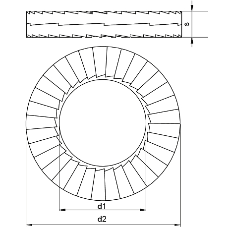 Ranelle di sicurezza a cuneo HEICO-LOCK HLS flZn [SimilarCatItems.CatItem.ArtName2]