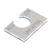 Pièce de serrage Lindapter® CW zingué au feu 
