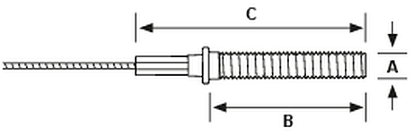 Bisclips Gripple - Extrémité filetée type 3 M8 ZB [SimilarCatItems.CatItem.ArtName2]