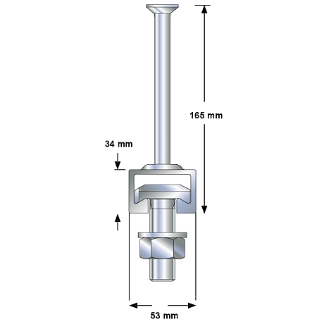 Ankerschienen W 53/34 INOX A4 warmgewalzt [SimilarCatItems.CatItem.ArtName2]