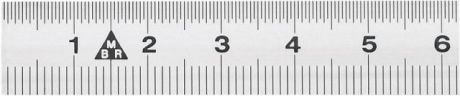 Règle de mesure en acier INOX en haut 1/2 mm en ba [SimilarCatItems.CatItem.ArtName2]