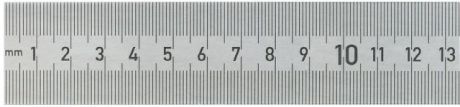 Règle en acier BMI INOX en haut 1/1 mm en bas 1/1 [SimilarCatItems.CatItem.ArtName2]