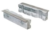 Mâchoires d'étau en aluminium avec prisme / paire 