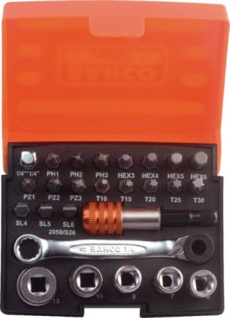Bit-Steckschlüssel-Satz BAHCO [SimilarCatItems.CatItem.ArtName2]