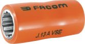 Douille à douze arêtes 3/8 FACOM 1000 volts isolée