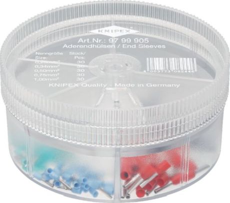 Aderendhülsen-Sortiment KNIPEX 150 Stk. Assortiert [SimilarCatItems.CatItem.ArtName2]