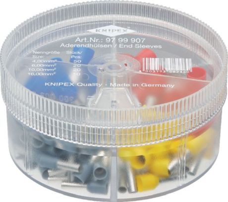 Aderendhülsen-Sortiment KNIPEX 100 Stk. Assortiert [SimilarCatItems.CatItem.ArtName2]