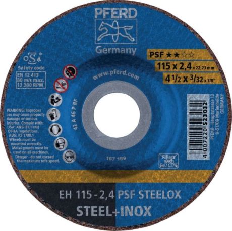 Trennscheibe PFERD EH PSF STEELOX [SimilarCatItems.CatItem.ArtName2]