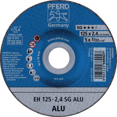 Disque à tronçonner pour aluminium PFERD EH N SG-A [SimilarCatItems.CatItem.ArtName2]