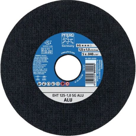 Disque à tronçonner PFERD EHT SG ALU [SimilarCatItems.CatItem.ArtName2]