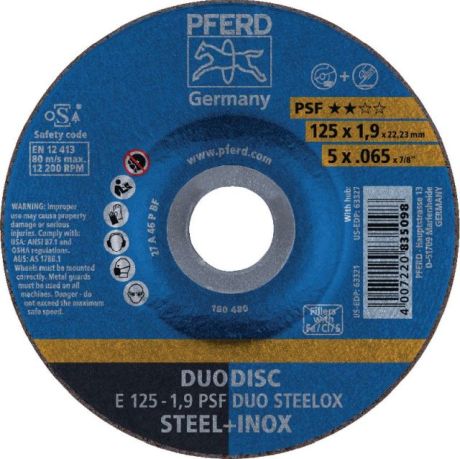Trenn- und Schruppscheibe PFERD DUODISC® INOX DUO [SimilarCatItems.CatItem.ArtName2]