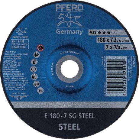 Disco di sgrossatura per acciaio PFERD R SG [SimilarCatItems.CatItem.ArtName2]
