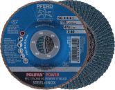 Disque à meuler PFERD POLIFAN® SG POWER STEELOX 