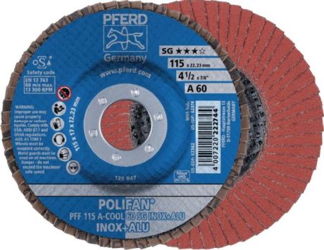 Fächerschleifscheibe PFERD POLIFAN® A-COOL SG INOX [SimilarCatItems.CatItem.ArtName2]