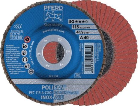 Disque à lamelles PFERD POLIFAN® A-COOL SG INOX + [SimilarCatItems.CatItem.ArtName2]