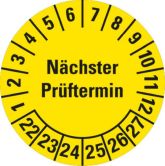 Mehrjahres-Prüfplaketten Bogen à 50 Stk. 