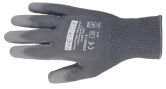 Gants tricotés en polyester NERIOX Worker gris 