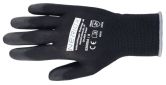 Gants tricotés en polyester NERIOX Worker noir 