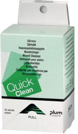 Spenderbox Plum QuickClean Wundreinigungstücher [SimilarCatItems.CatItem.ArtName2]