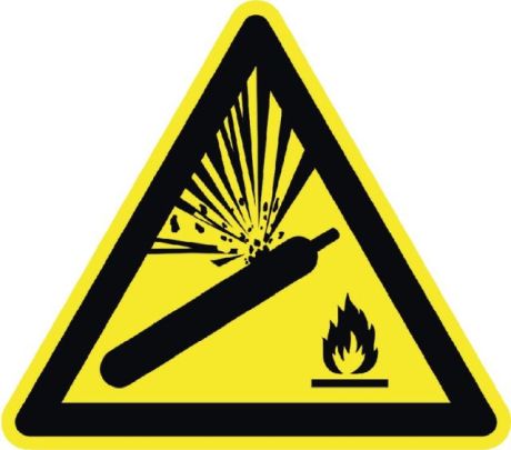 Segnali di avvertimento bombole di gas da 100 mm [SimilarCatItems.CatItem.ArtName2]