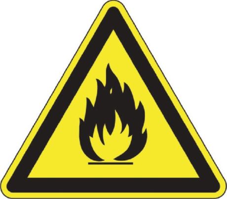 Warnschilder 200 mm Feuergefährliche Stoffe [SimilarCatItems.CatItem.ArtName2]