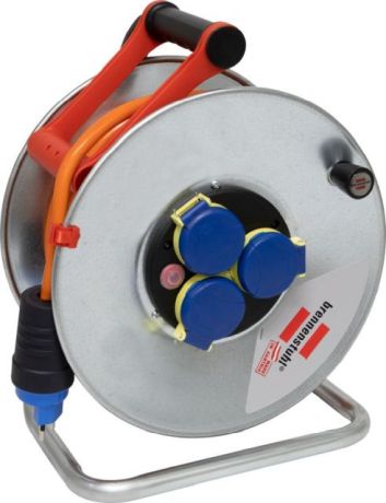 BRENNENSTUHL avvolgicavo in metallo 3 x T13 / IP55 [SimilarCatItems.CatItem.ArtName2]