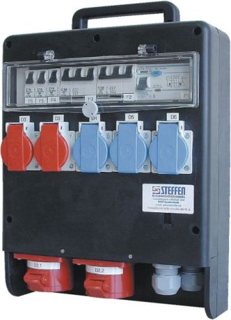 Distributeur électrique de chantier et accessoires