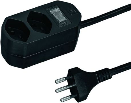 Bâti de prises COMPACT 13 avec interrupteur noir [SimilarCatItems.CatItem.ArtName2]