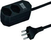 Presa di corrente COMPACT 13 con interruttore bian 