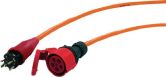 Cavo di prolunga G-PUR 5 arancione/rosso 