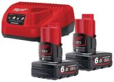 Akku-Starterset MILWAUKEE 12 V 