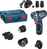 Akku-Bohrschrauber BOSCH L-BOX 2x2 0Ah 