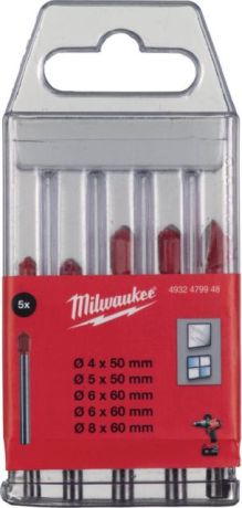 Glas- und Fliesenbohrersatz MILWAUKEE [SimilarCatItems.CatItem.ArtName2]