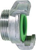 Schnellkupplung E GEKA® plus Aussengewinde INOX 
