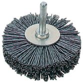Spazzola ad albero tondo ZEINTRA setole abrasive S 