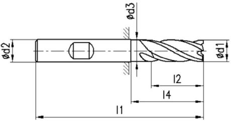 FRANKEN HSS-Eckfräser 1318C TiCN HSS-CoPM [SimilarCatItems.CatItem.ArtName2]