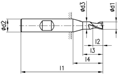 FRANKEN Fraise d'angle/à rainurer 2300 DIN 327 HSS [SimilarCatItems.CatItem.ArtName2]