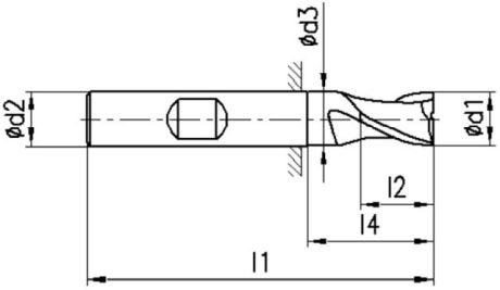 FRANKEN Fresa angolare HSS 2305 HSS-Co8 [SimilarCatItems.CatItem.ArtName2]